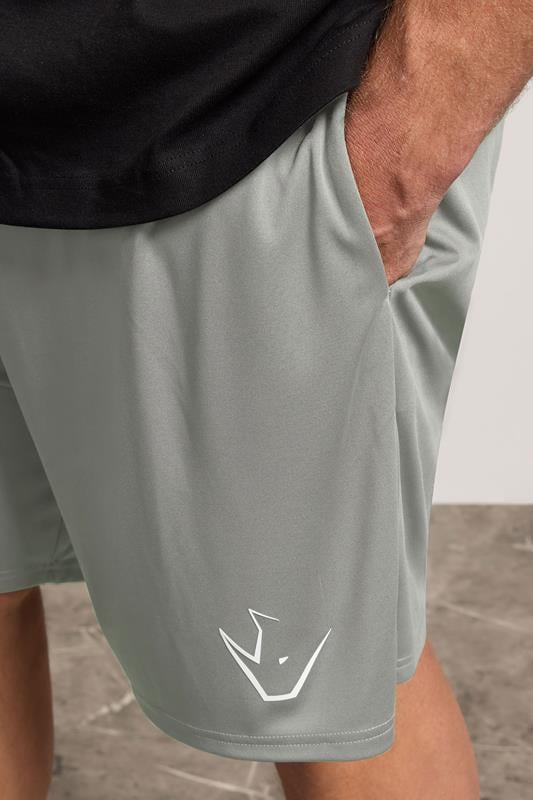 IronRhino Big & Tall Grey Lightweight Performance Shorts | BadRhino 4