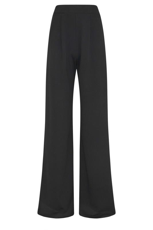 LTS Tall Women's Black Scuba Wide Leg Trousers | Long Tall Sally 4