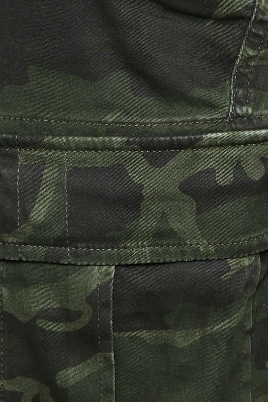 BadRhino Big & Tall Green Camo Cargo Shorts | BadRhino 4