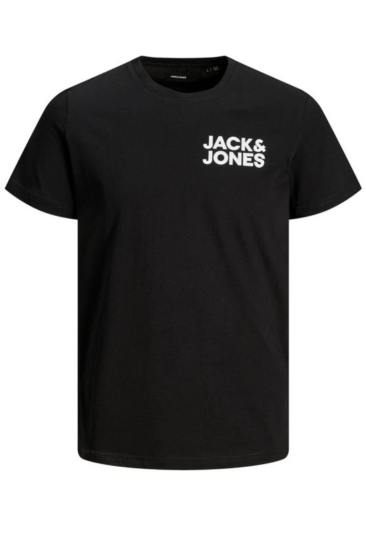 JACK & JONES Big & Tall Black Top & Trouser Lounge Set 3