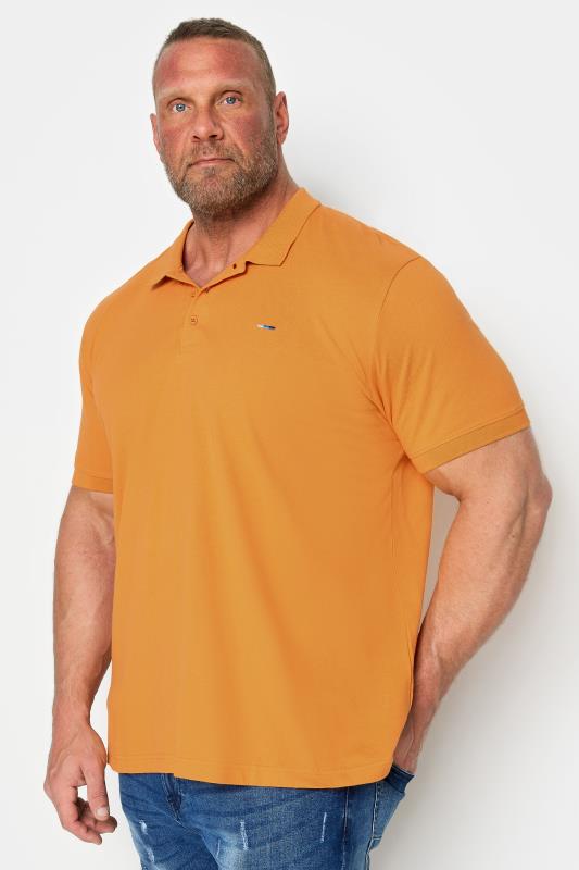 BadRhino Big & Tall Orange Polo Shirt | BadRhino 2