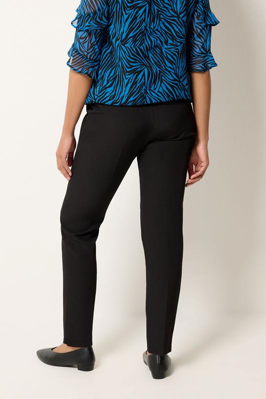 M&Co Black Pintuck Tailored Trousers | M&Co 2