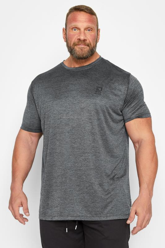 D555 Big & Tall Dark Grey Dry Wear T-Shirt | Bad Rhino 1