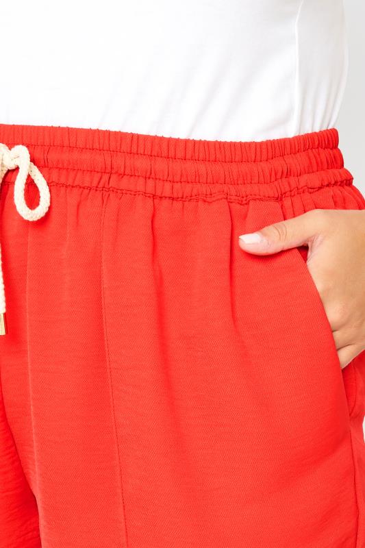 Curve Red Lightweight Twill Shorts 3