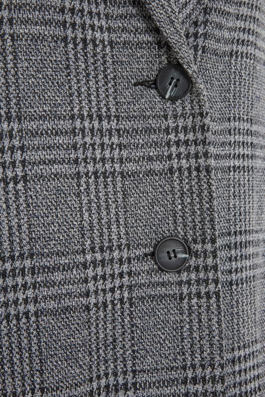 Grey Check Unlined Longline Jacket_S.jpg