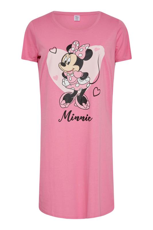 DISNEY Curve Pink Minnie Mouse Heart Nightdress 5