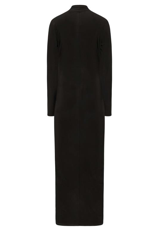 LTS Tall Women's Black Long Sleeve Wrap Dress | Long Tall Sally 6