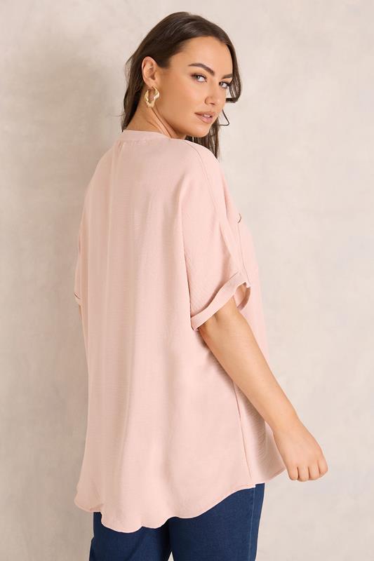 EVANS Plus Size 2 Pack Brown And Pink Utility Shirts | Evans 5