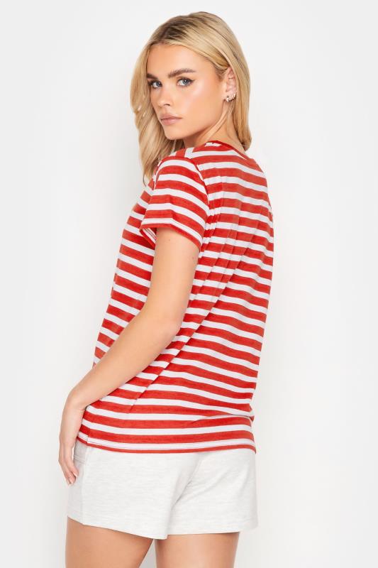 2 PACK PixieGirl Red Stripe Print T-Shirts | PixieGirl 4