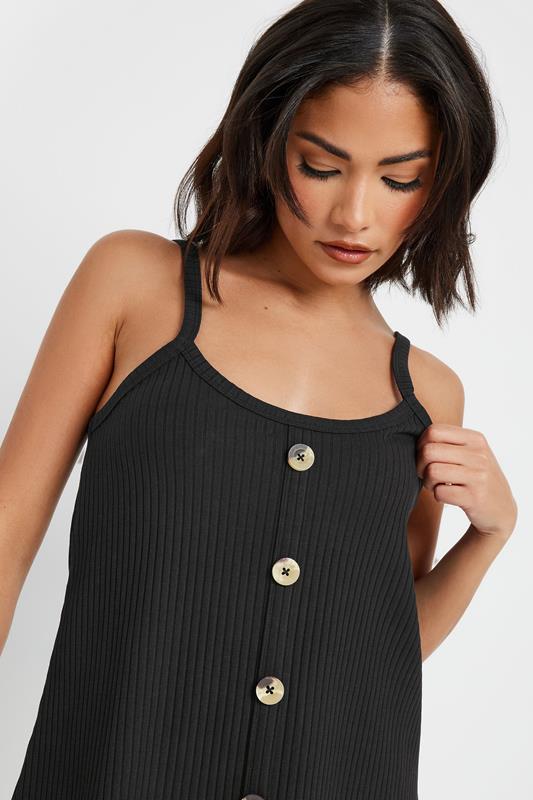 PixieGirl Petite Women's 2 PACK Black & White Button Down Cami Tops | PixieGirl 6