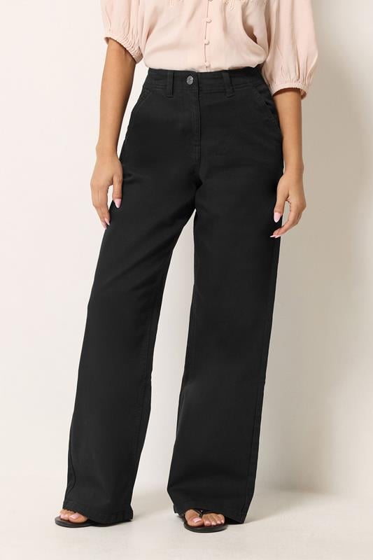 M&Co Black Wide Leg Jeans | M&Co 1