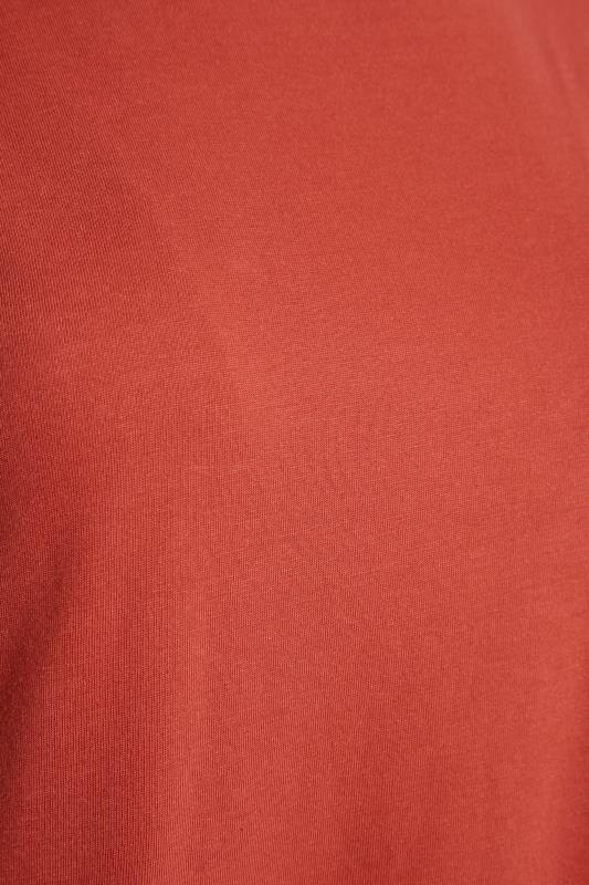 LTS Tall Rust Orange Pocket T-Shirt 5