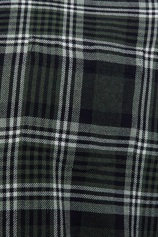 BadRhino Big & Tall Green Check Long Sleeve Shirt | BadRhino 3