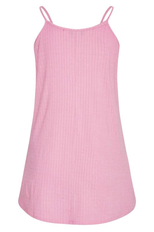 Curve Pink Ribbed Cami Vest Top_Y.jpg