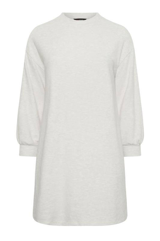 YOURS Plus Size White Soft Touch Jumper Dress | Yours Clothing 6