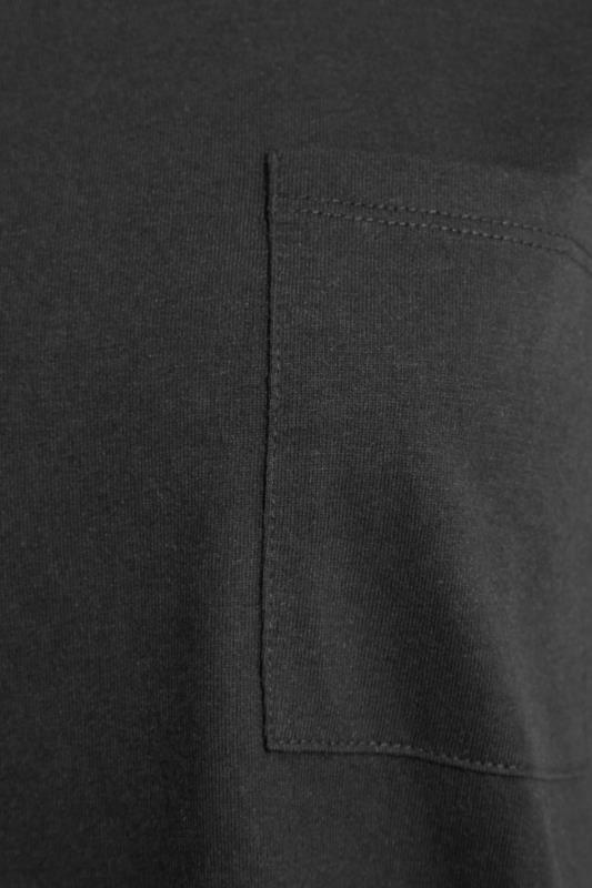 Petite Black Short Sleeve Pocket T-Shirt 5