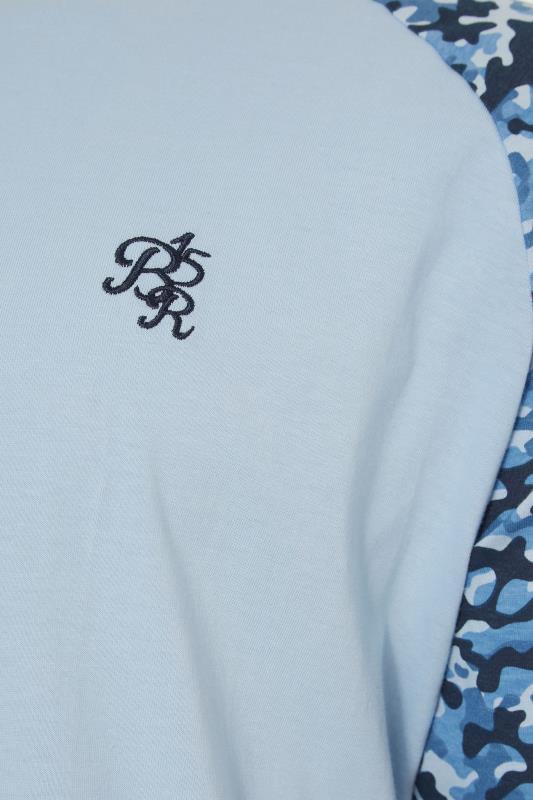BadRhino Big & Tall Blue Camo Raglan T-Shirt 4