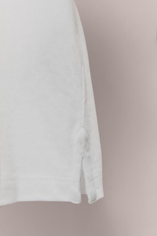 EVANS Plus Size White V-Neck Modal Rich T-Shirt | Evans 7
