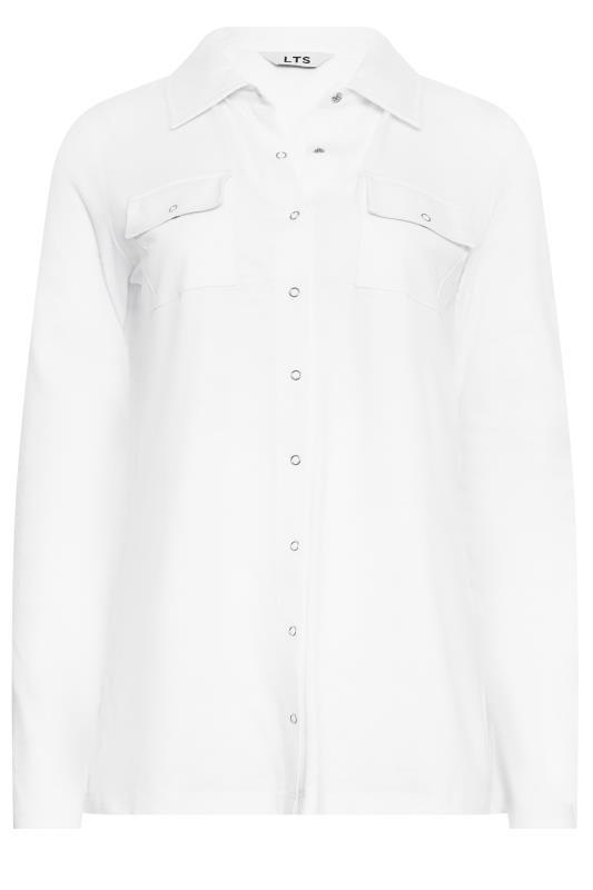 LTS Tall Women's White Cotton Shirt | Long Tall Sally 6