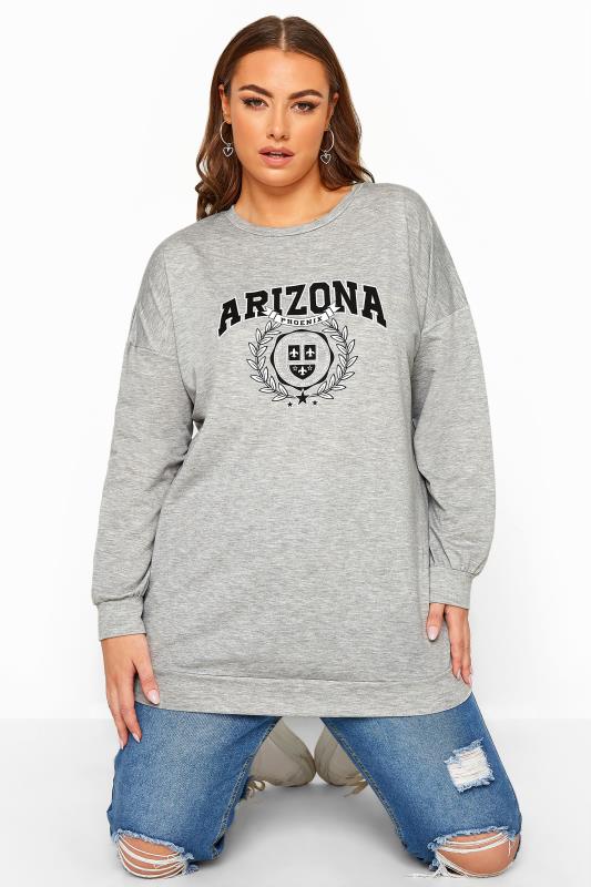 LIMITED COLLECTION Grey Marl Arizona Sweatshirt 1