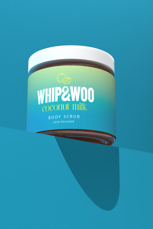 Coconut Milk Body Scrub | Whip&Woo 1