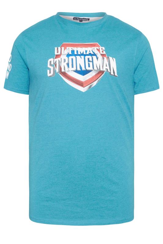 BadRhino Blue Ultimate Strongman T-Shirt | BadRhino 2