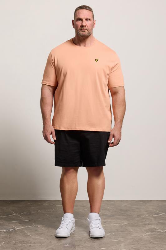 LYLE & SCOTT Big & Tall Terracotta Orange Core T-Shirt | BadRhino 1