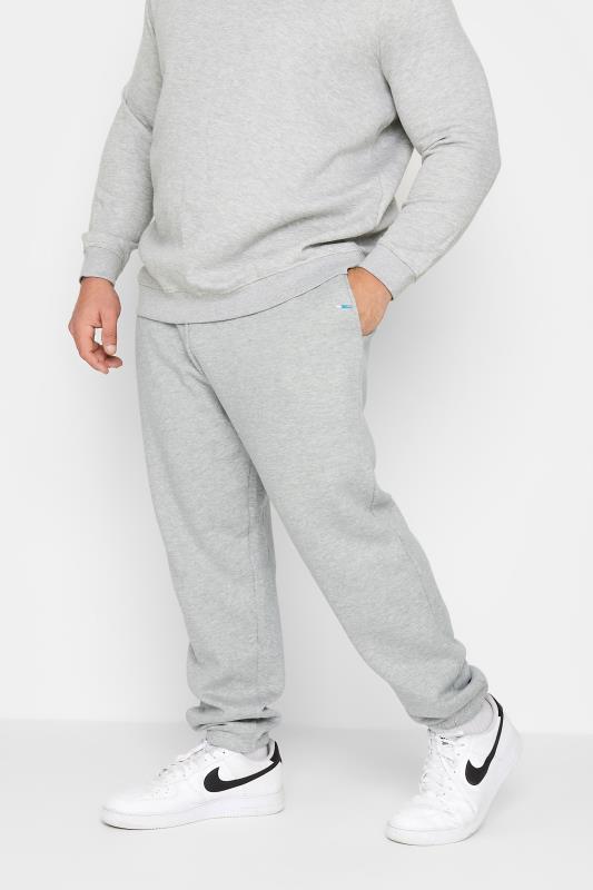 Men's Casual / Every Day BadRhino Big & Tall Grey Marl Essential Joggers
