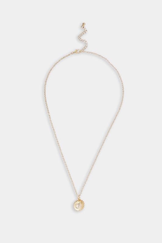 Gold Tone Shell Charm Necklace | Yours Clothing  3