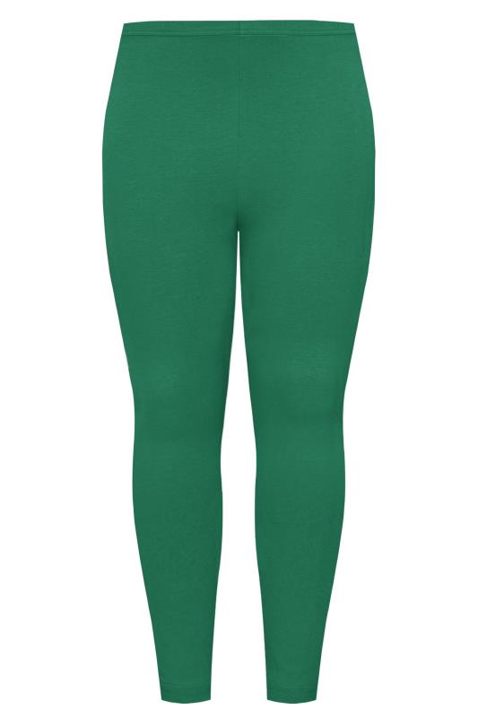 Emerald Green Basic Leggings_F.jpg