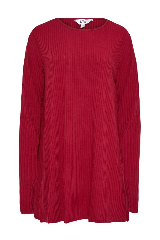 LTS Tall Red Ribbed Swing Top 5