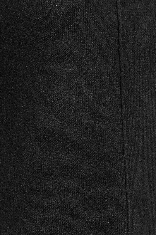 LTS Tall Women's Black Knitted Midi Dress | Long Tall Sally  4