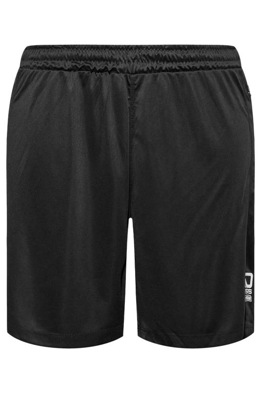 D555 Big & Tall Black Dry Wear Active Shorts | BadRhino 4