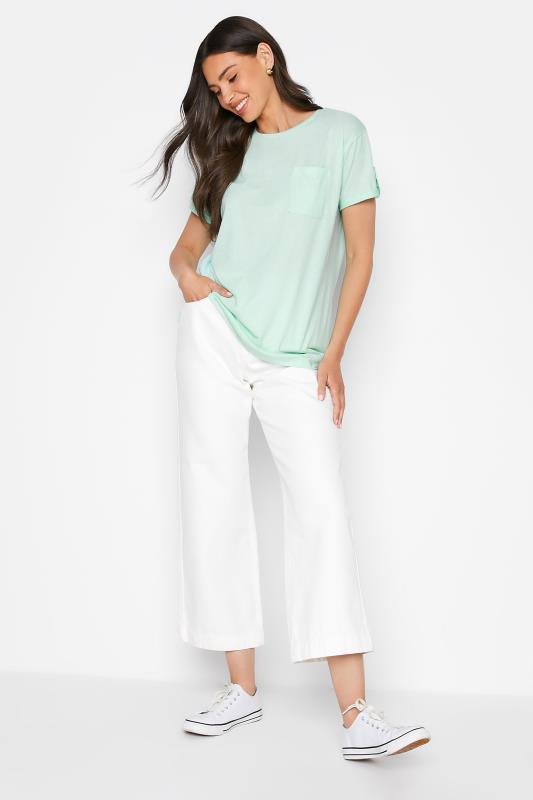 Tall Women's LTS Mint Green Pocket T-Shirt | Long Tall Sally 3