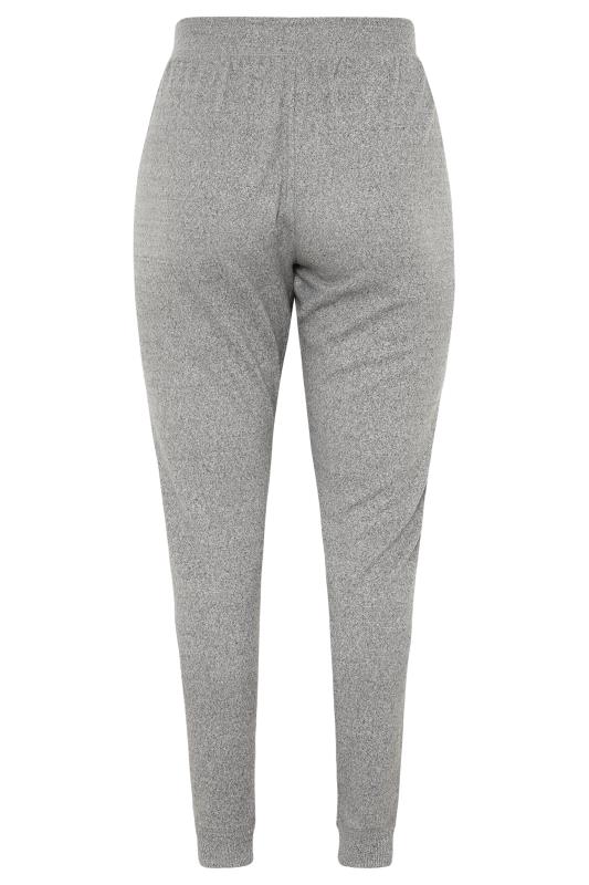 Curve Grey Soft Touch Knitted Lounge Pants 4