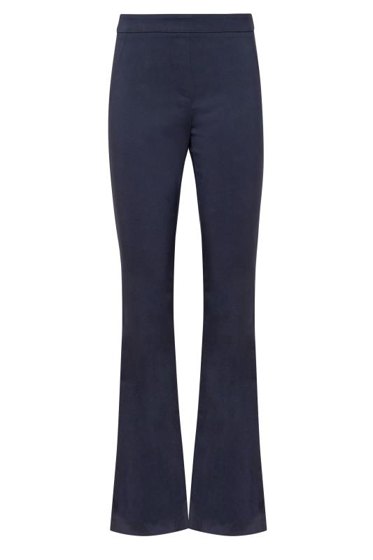 LTS Tall Women's Navy Blue Bi Stretch Bootcut Trousers | Long Tall Sally 3