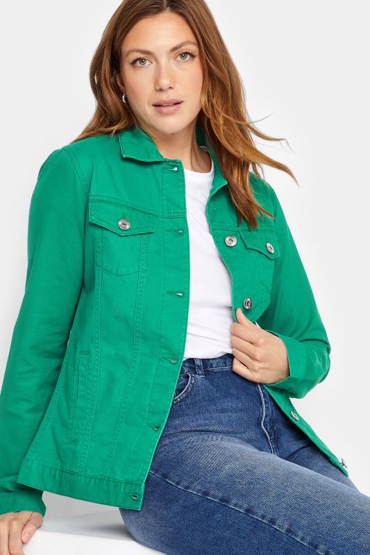 LTS Tall Women's Green Denim Jacket | Long Tall Sally 4