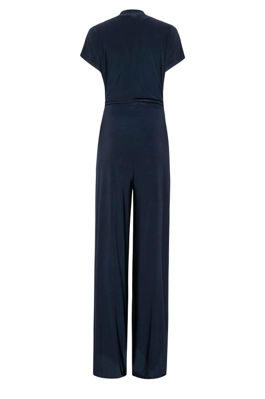 LTS Tall Women's Navy Blue Wrap Jumpsuit | Long Tall Sally 7