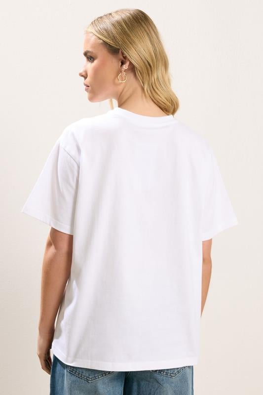 PixieGirl Petite Women's 2 PACK Black & White Cotton Oversized T-Shirt | PixieGirl 5