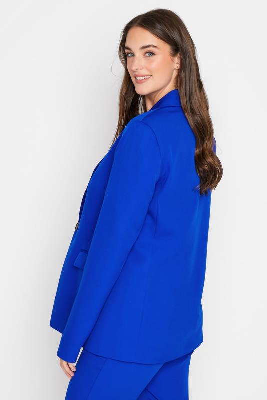 LTS Tall Women's Cobalt Blue Scuba Crepe Blazer | Long Tall Sally  3