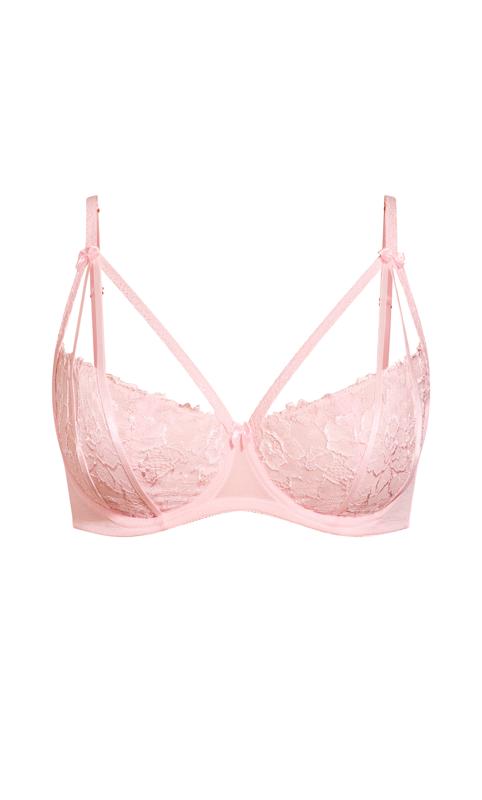 Evans Red Olivia Strappy Lace Bra 4
