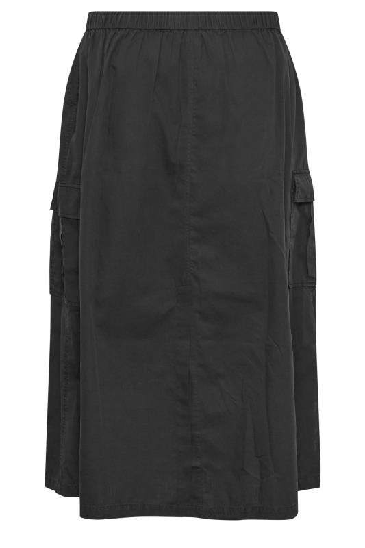 LIMITED COLLECTION Plus Size Black Parachute Skirt | Yours Clothing  6