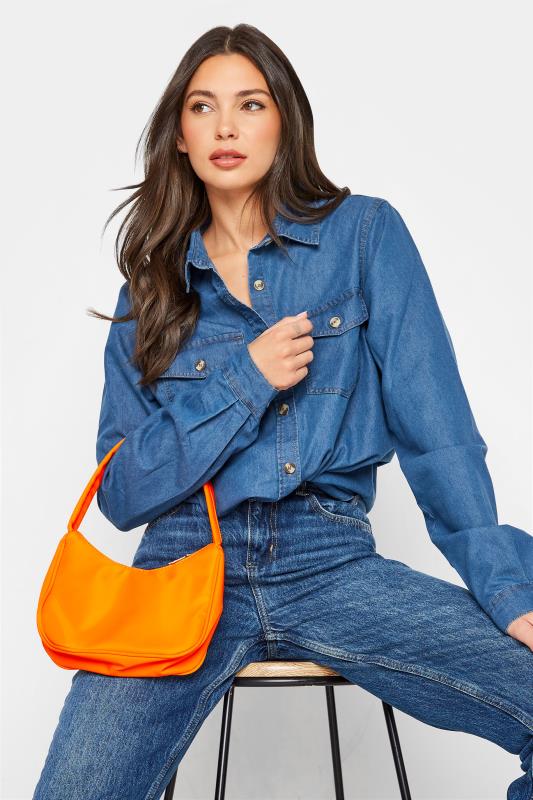 Bright Orange Fabric Shoulder Bag_B.jpg