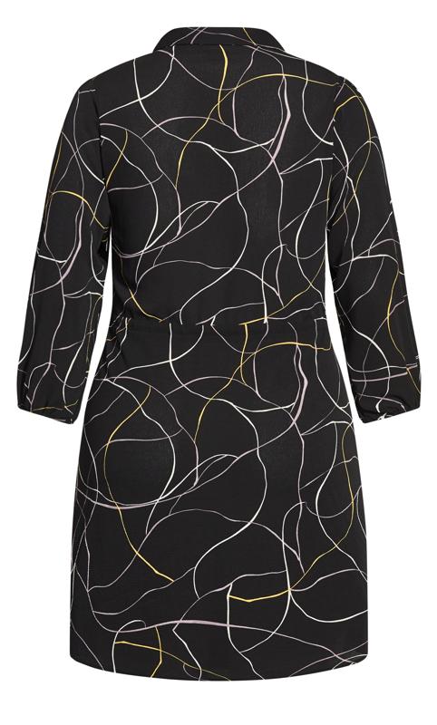 Evans Black Relaxed Tie Dress 5