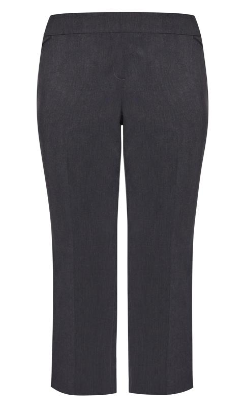 Evans Charcoal Grey Straight Leg Trousers 7