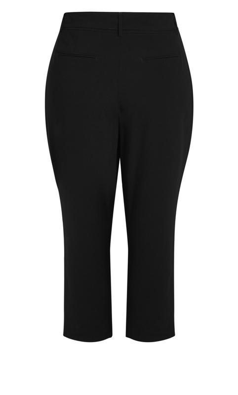 Evans Black High Waisted Belted Trousers 5