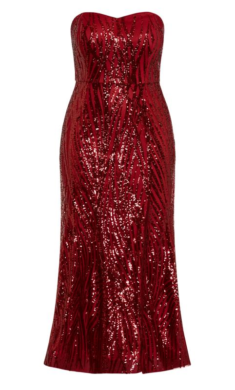 Evans Red Monroe Maxi Dress 4