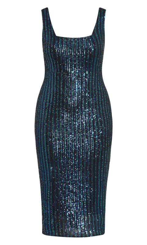 Evans Blue Sexy Sequin Dress 4