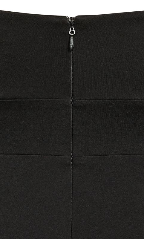 Evans Black Bandeau Belted Waist Mini Dress 5