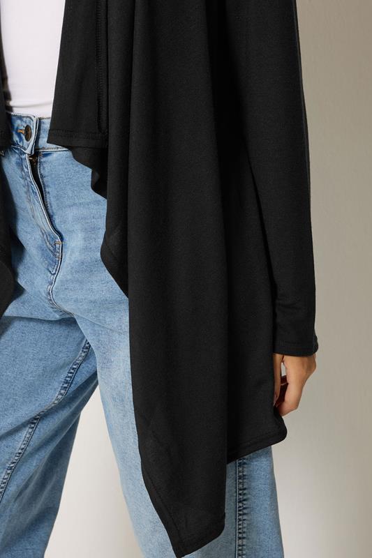 M&Co Black Waterfall Cardigan | M&Co 4